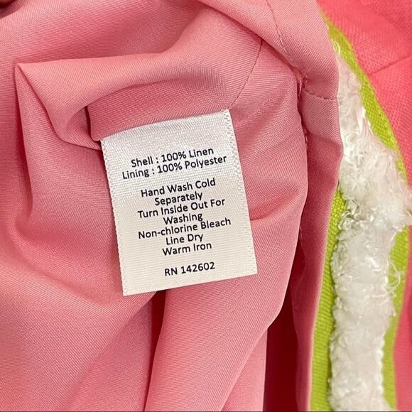 Sail To Sable Pink Linen Fringe Dress - Picture 9 of 9